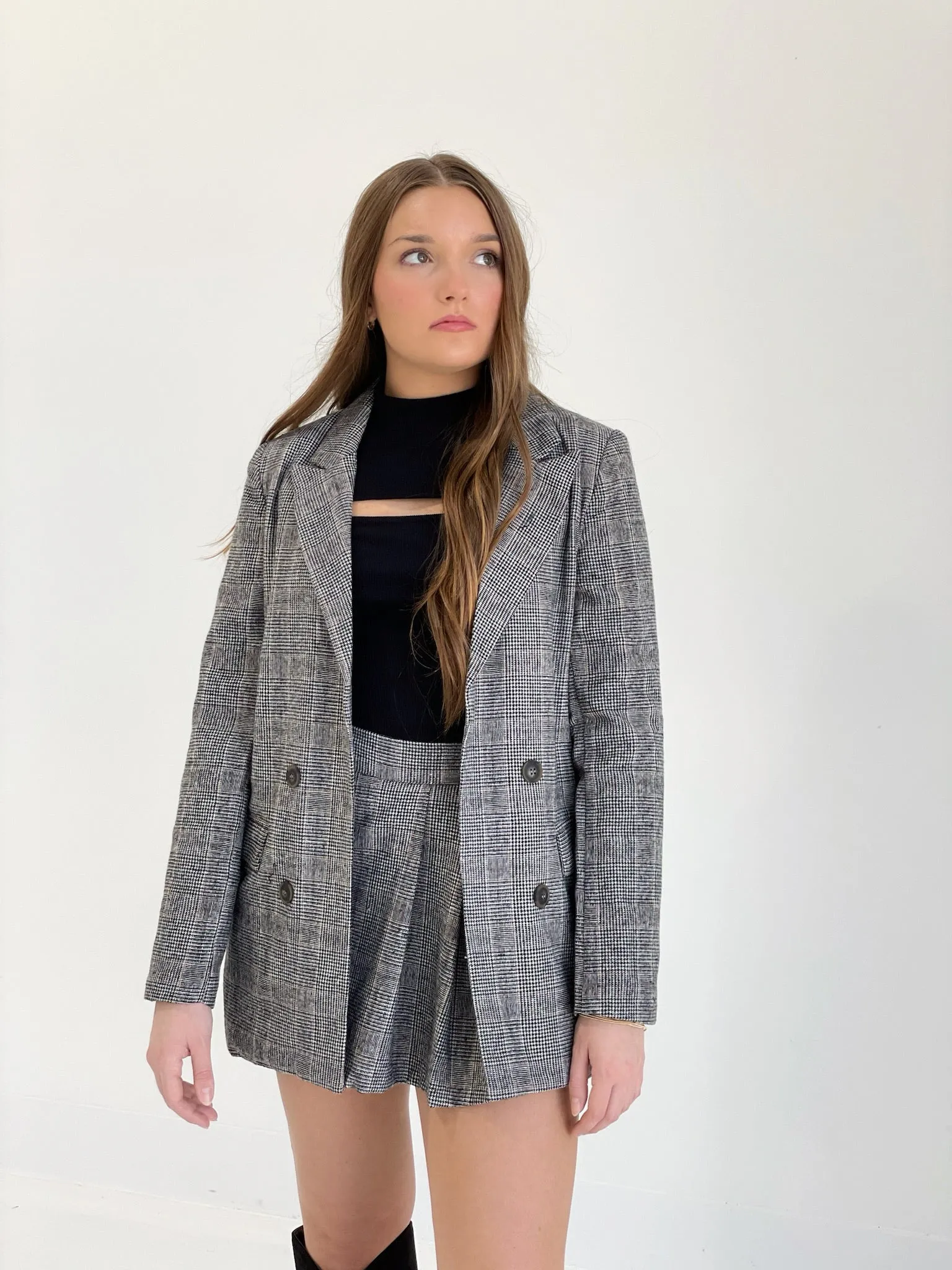 Averil Button Front Blazer