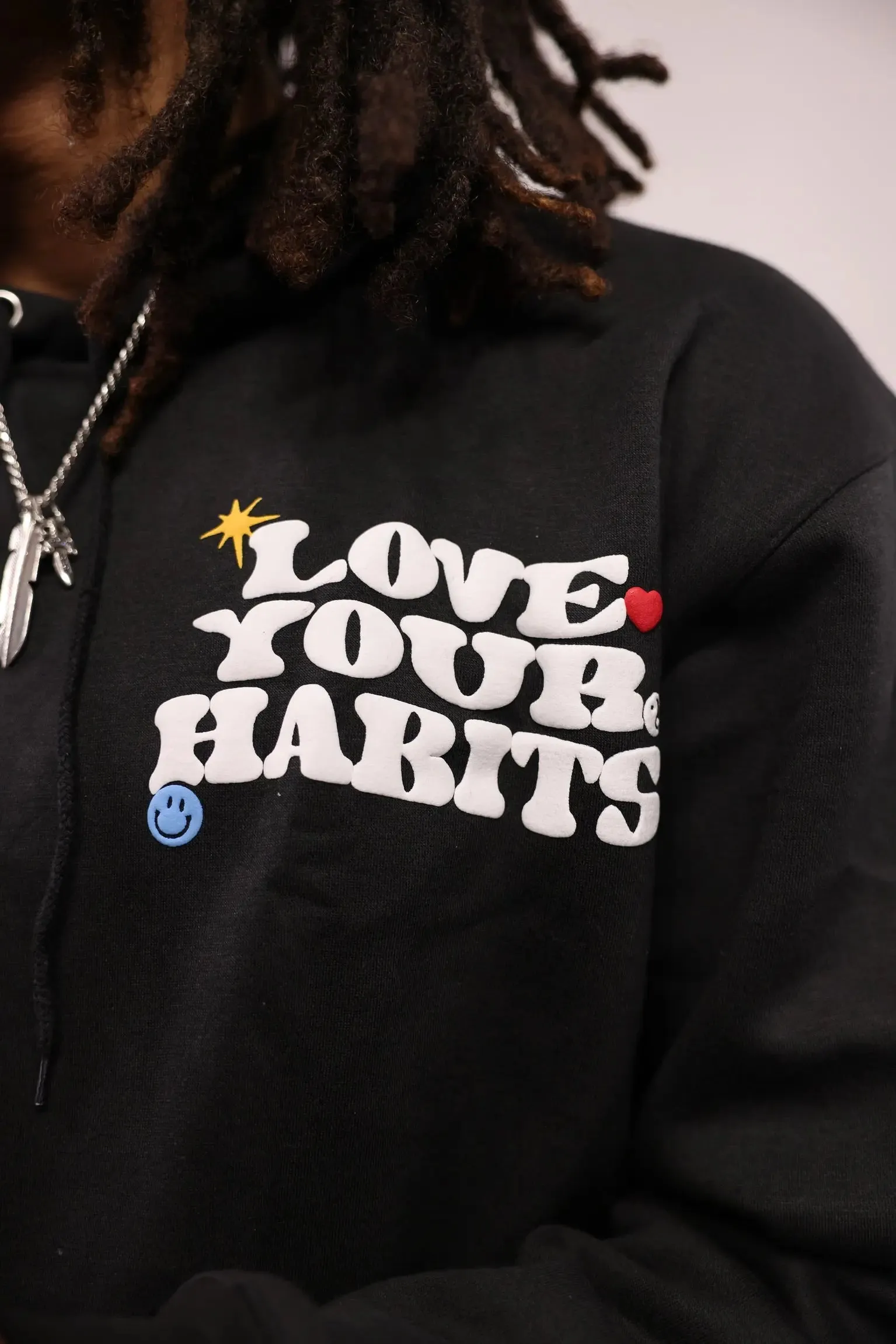 Black Love Your Habits Hoodie