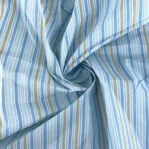 Blue Multi | Farmhouse Stripe Shirting - SKU 6963 #S182