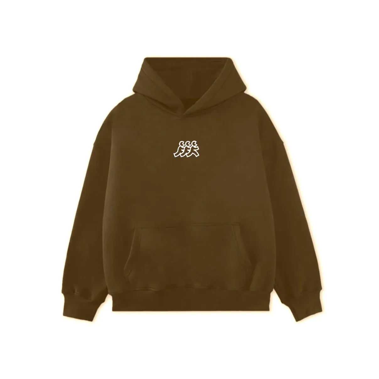 Brown Team Retro Hoodie