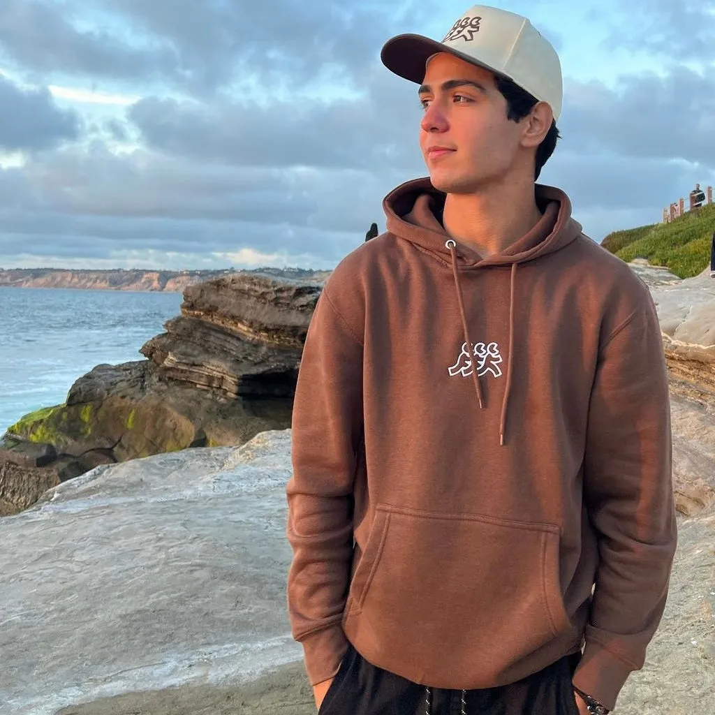 Brown Team Retro Hoodie