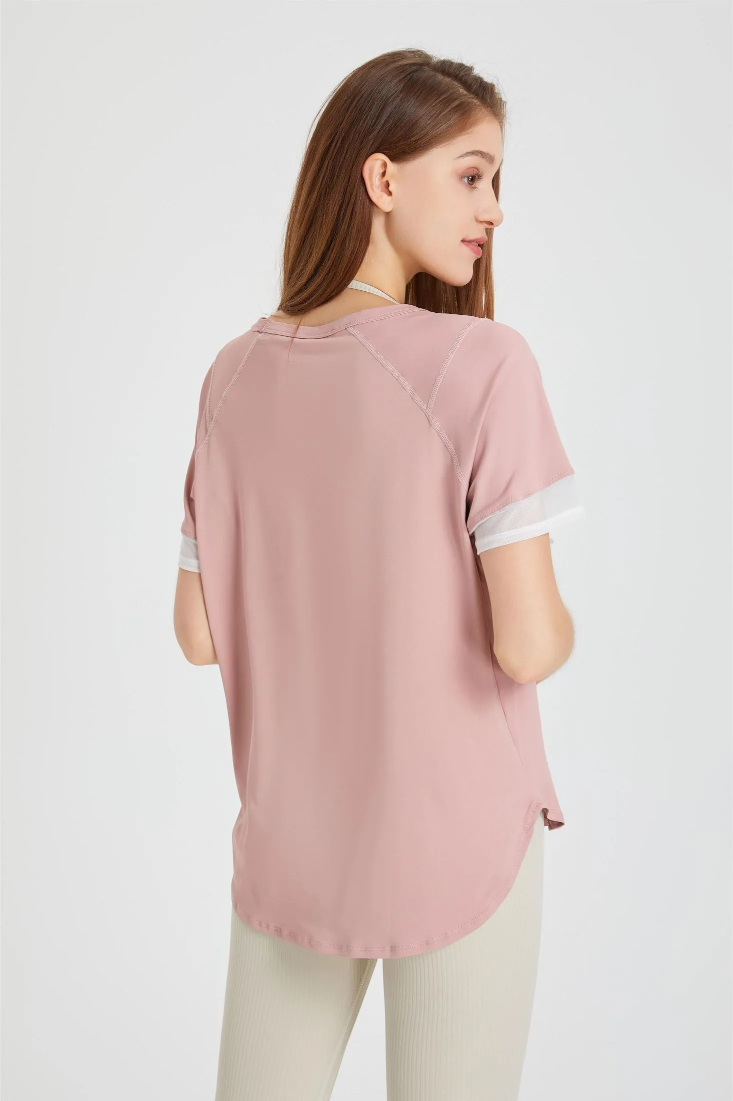 Contrast Breathable Short Sleeve T-Shirt