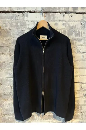 Danny Full Zip Sweater - Black