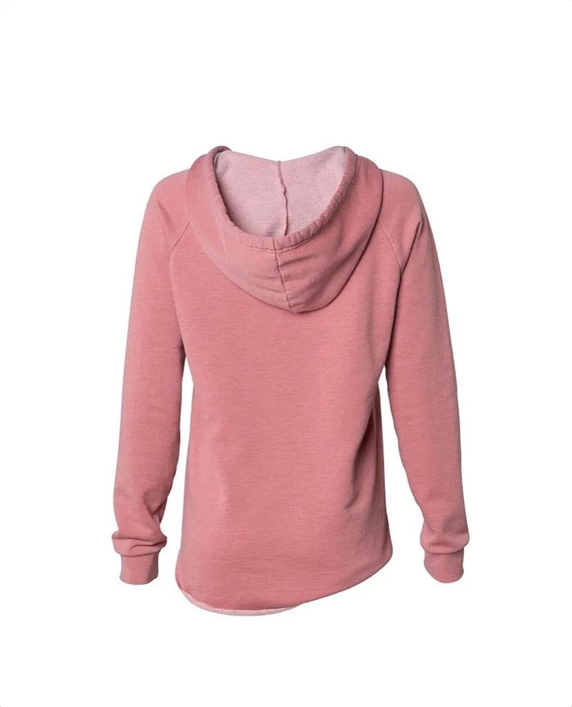 Dusty Rose Wave Wash Hoodie