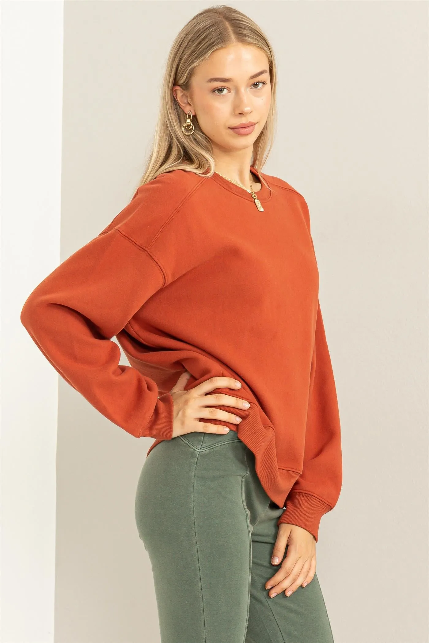 DZ24A194-DROP SHOULDER SWEATSHIRT