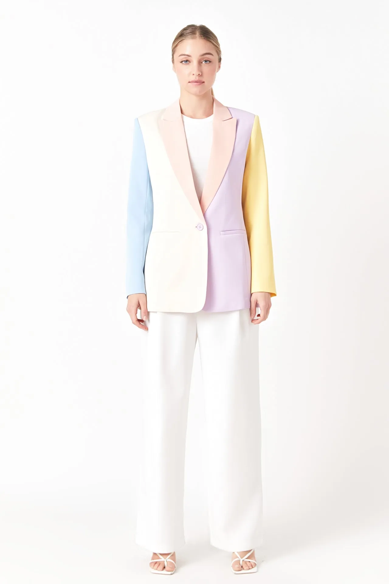 Endless Rose - Color Block Blazer