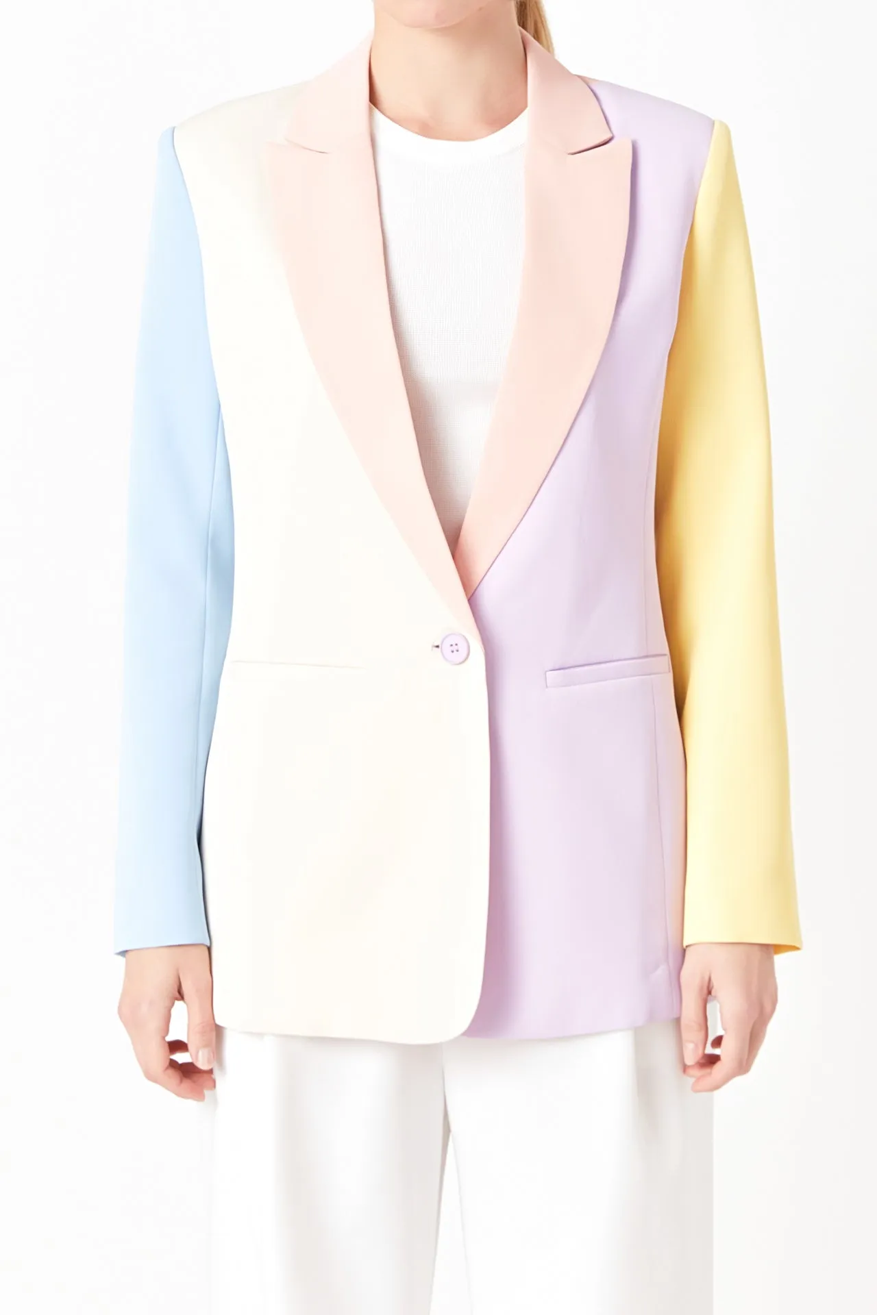 Endless Rose - Color Block Blazer