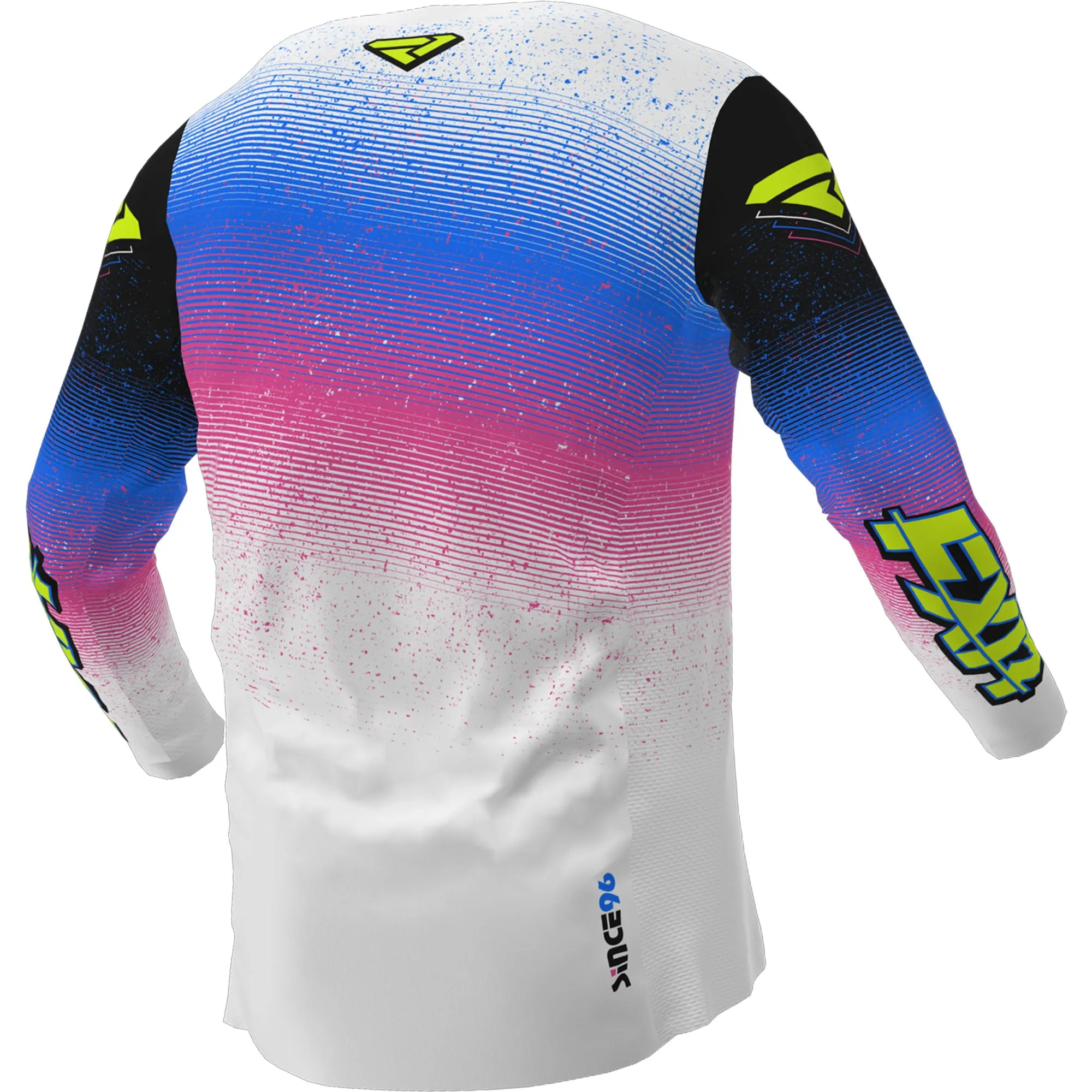 FXR Podium MX Offroad Jersey Retro White