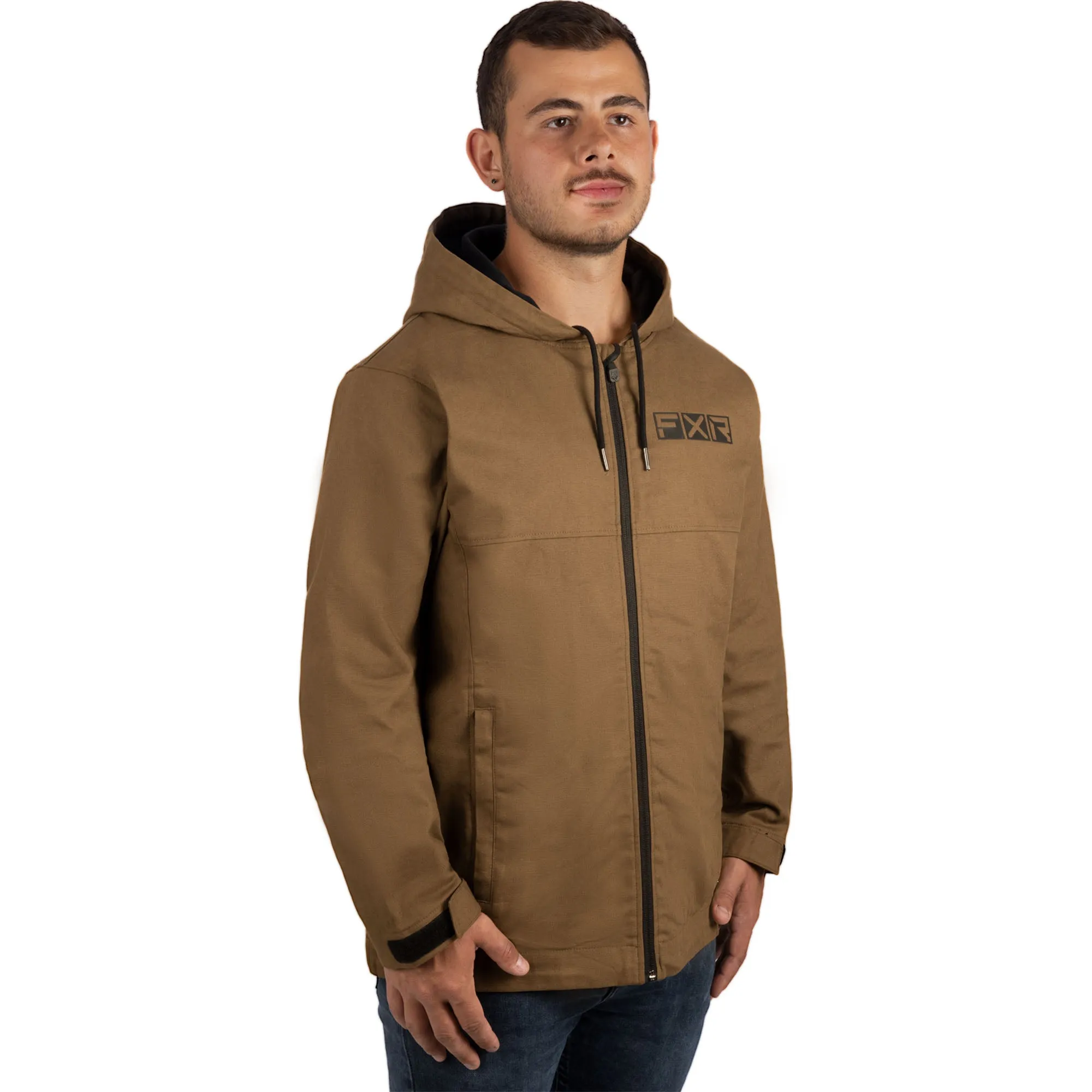 FXR Tackle Canvas Snowmobile Jacket Bronze Brown