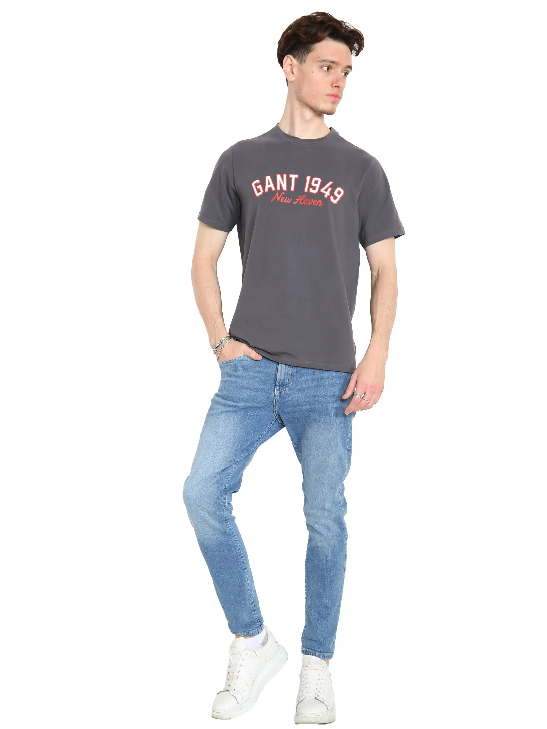 Gant New Haven | Mens Crew Neck T-Shirts