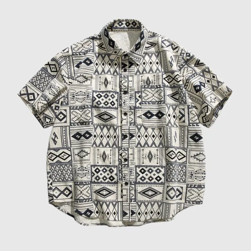 Geometric Print Shirts