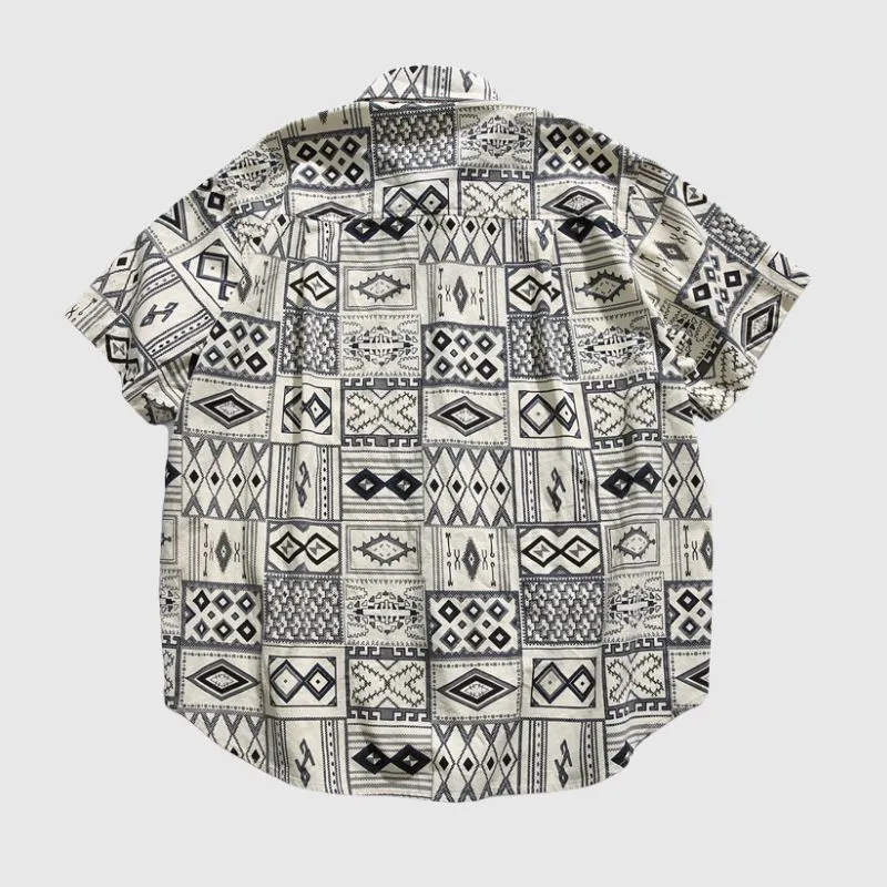 Geometric Print Shirts