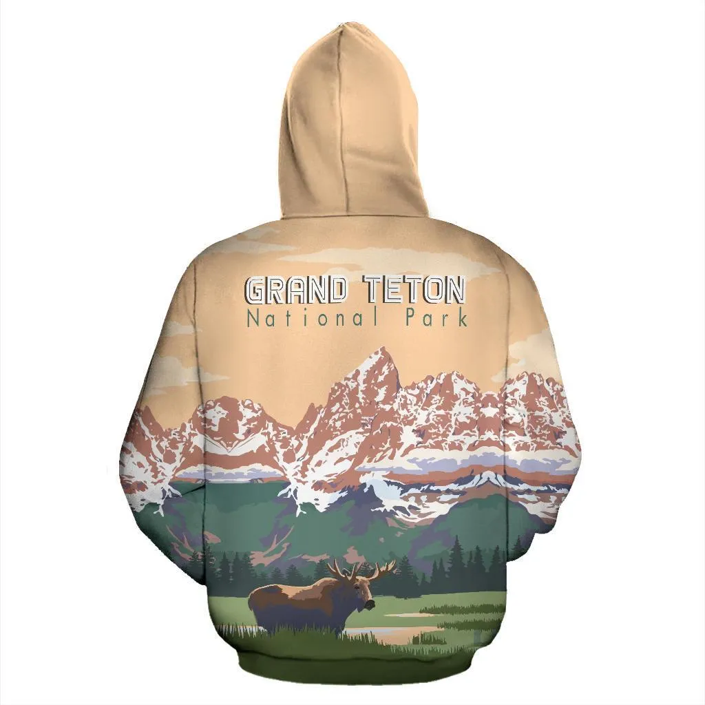 Grand Teton National Park Hoodie Version 2 - BN14