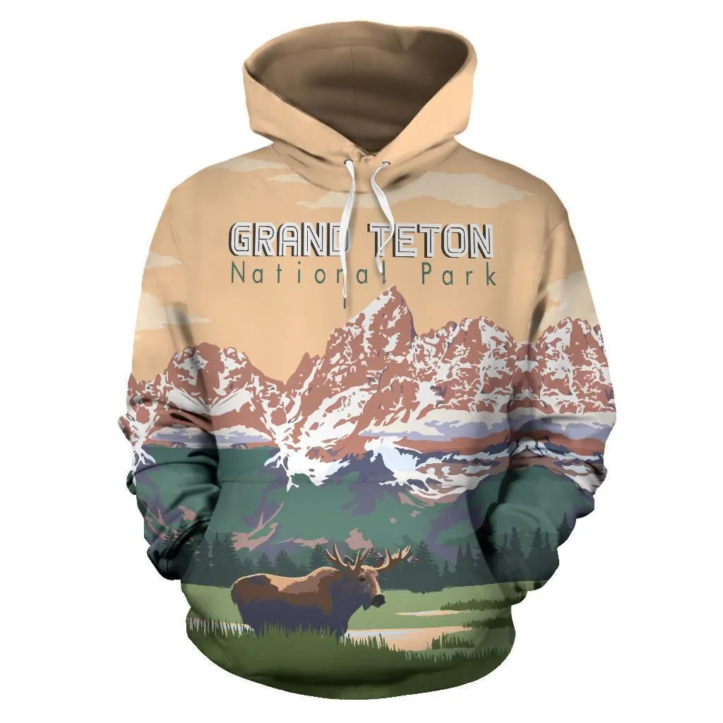 Grand Teton National Park Hoodie Version 2 - BN14