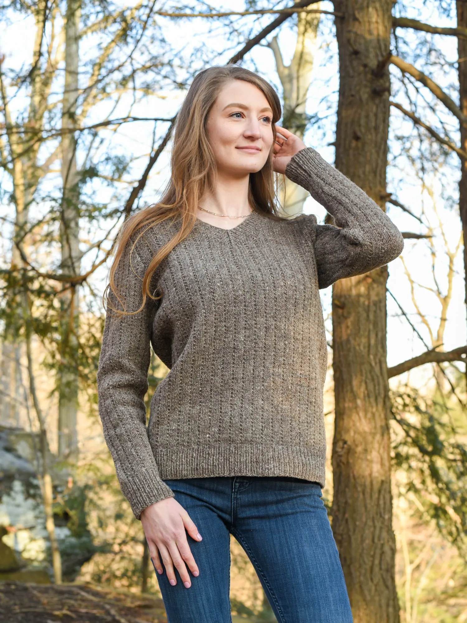 Her Home Office Pullover <br/><small>knitting pattern</small>