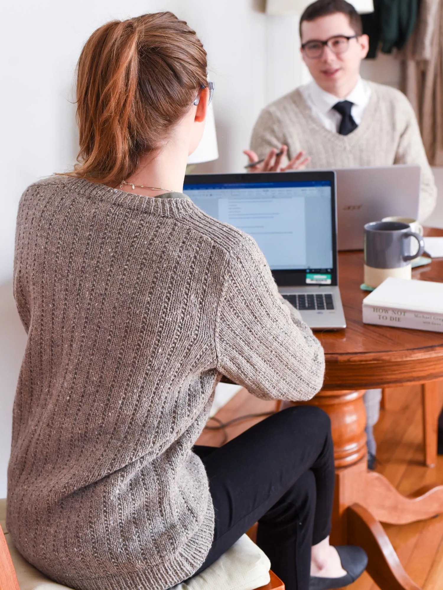 Her Home Office Pullover <br/><small>knitting pattern</small>