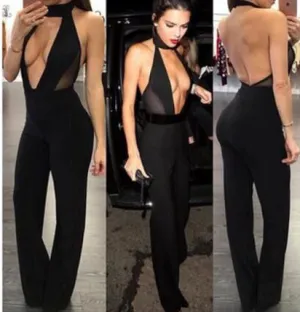 HOT DEEP V FASHION JUMPSUIT