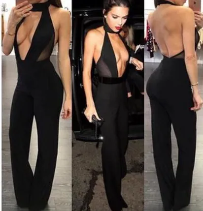 HOT DEEP V FASHION JUMPSUIT