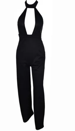 HOT DEEP V FASHION JUMPSUIT