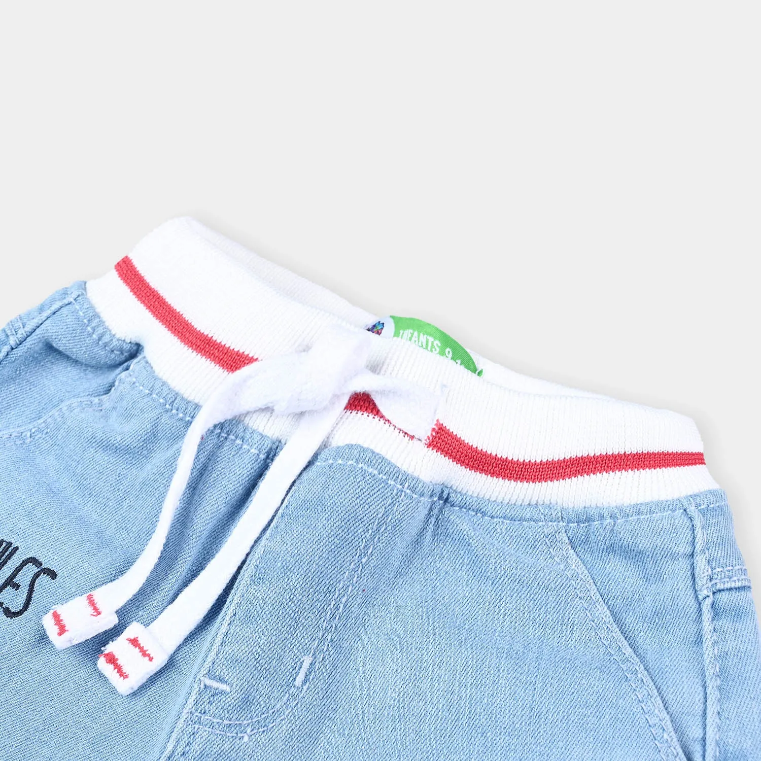 Infant Boys Denim Short All Smiles -Ice Blue