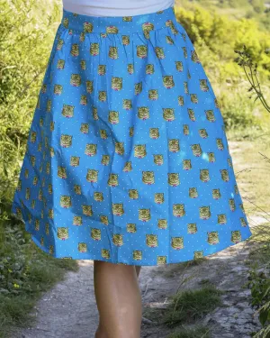 Kitty Cat Retro A Line Skirt