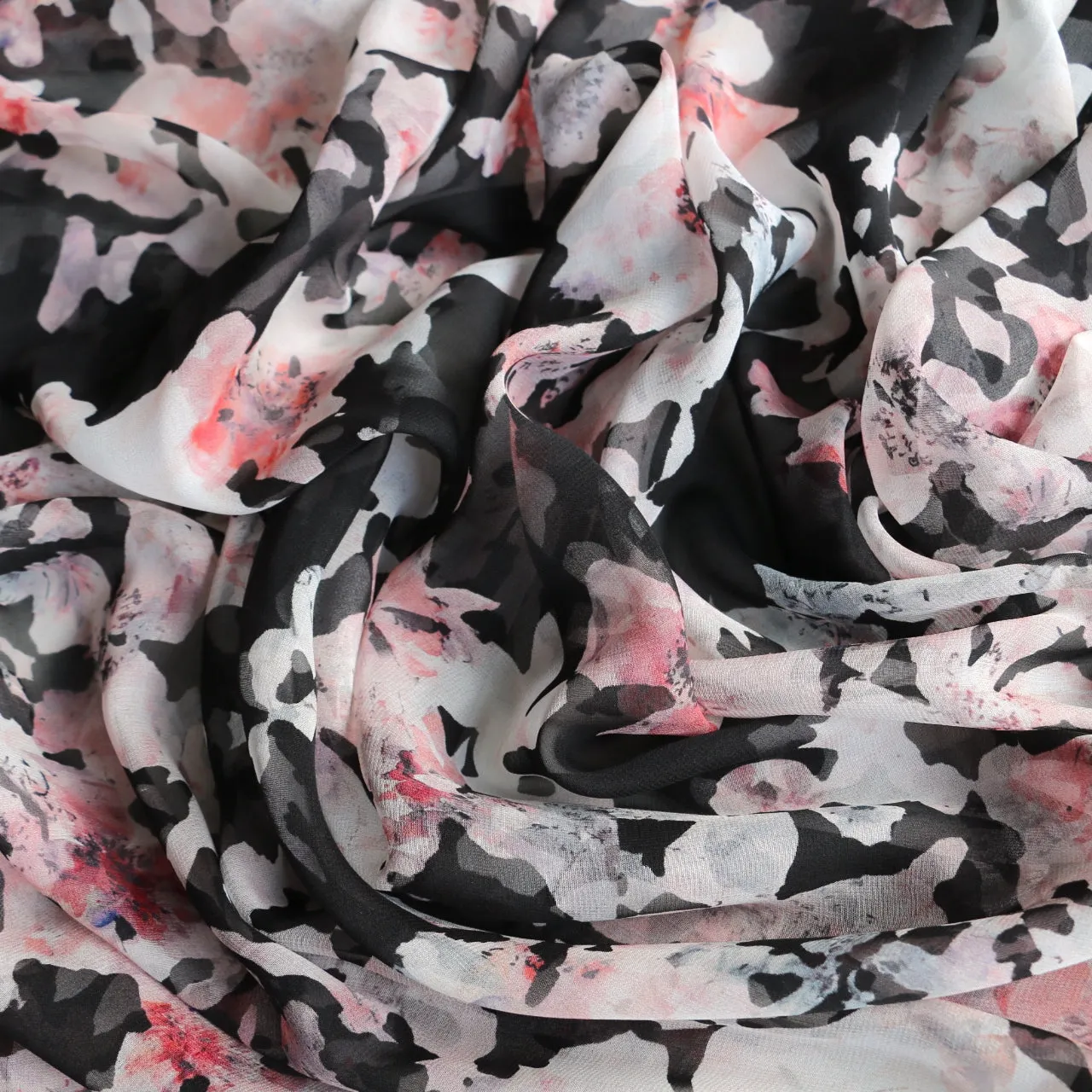 Last Chance of Breakthrough Blooms Silk Georgette