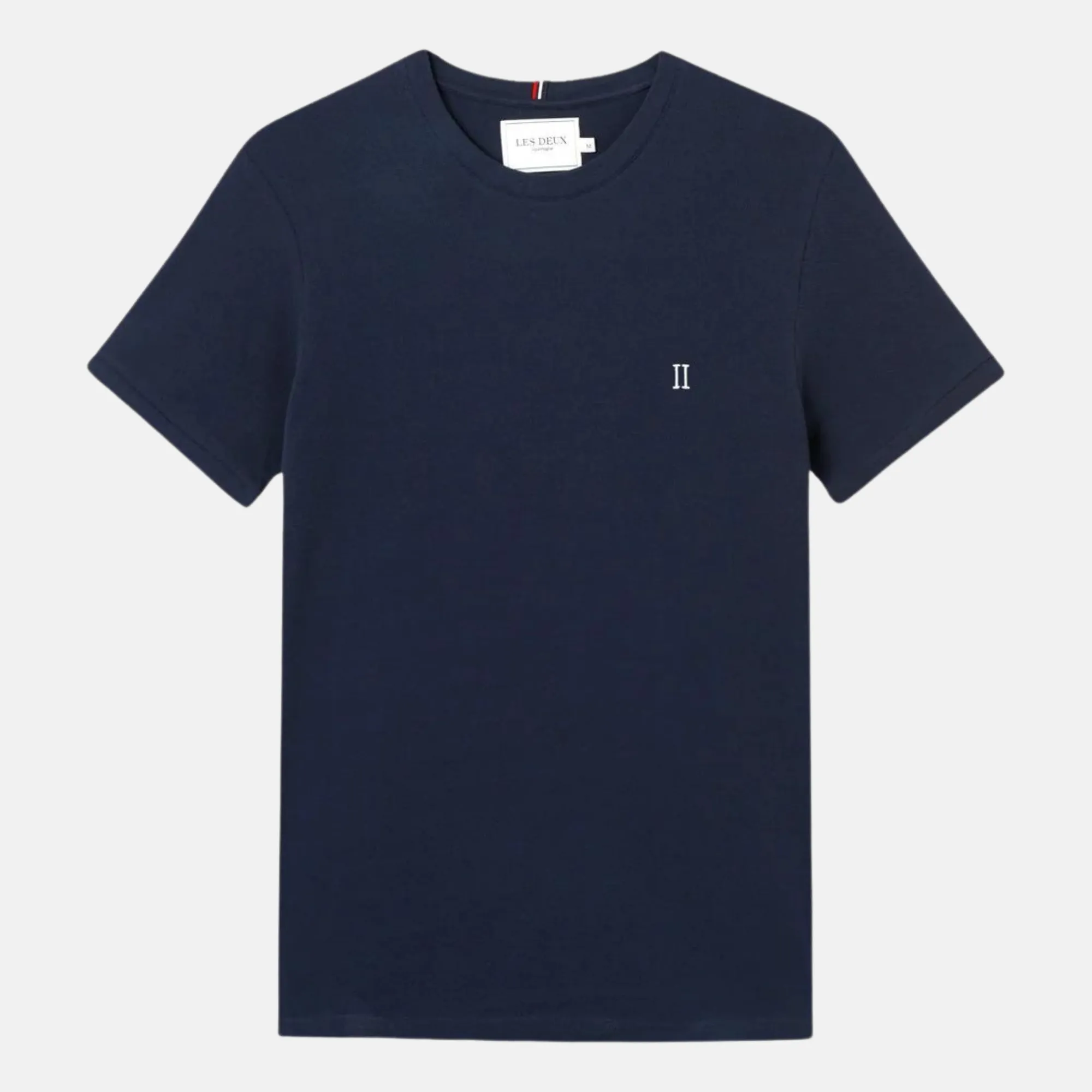 Les Deux Dark Navy Pique T-Shirt