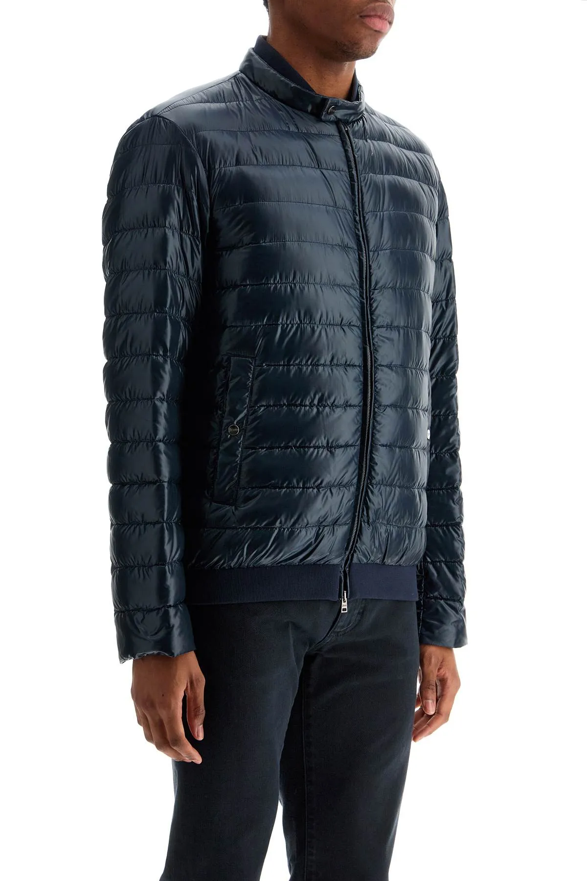 Lightweight Quilted Nylon Down Jacket