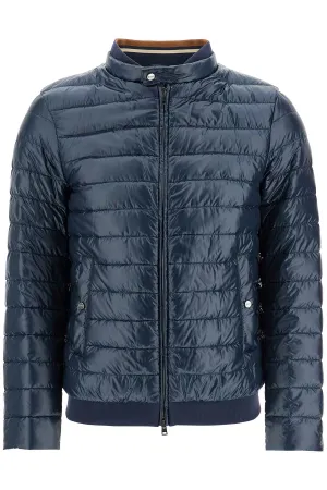 Lightweight Quilted Nylon Down Jacket