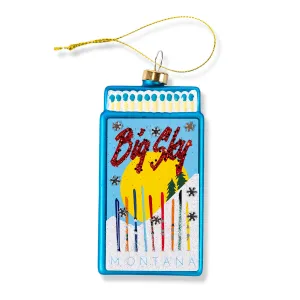 Matchbook Ornament - Big Sky