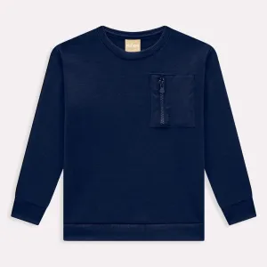 Navy Blue Milon Pullover