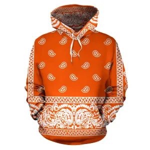 Orange Bandanna Hoodie-Express Line