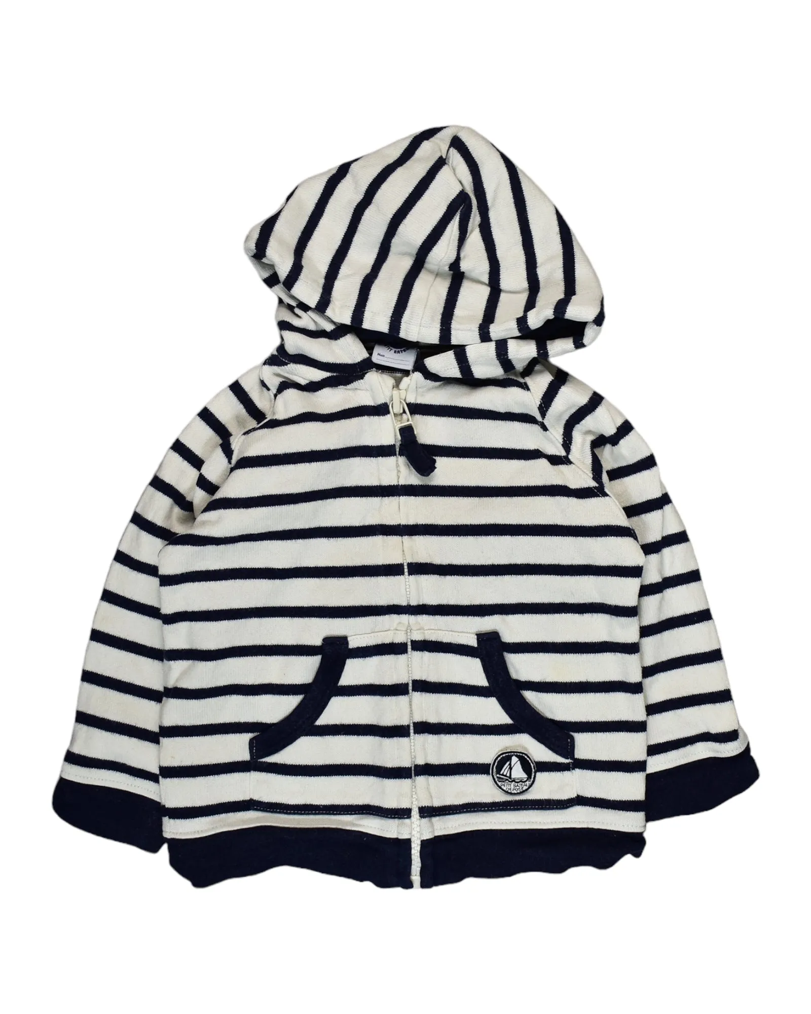 Petit Bateau Lightweight Hooded Jacket 12M