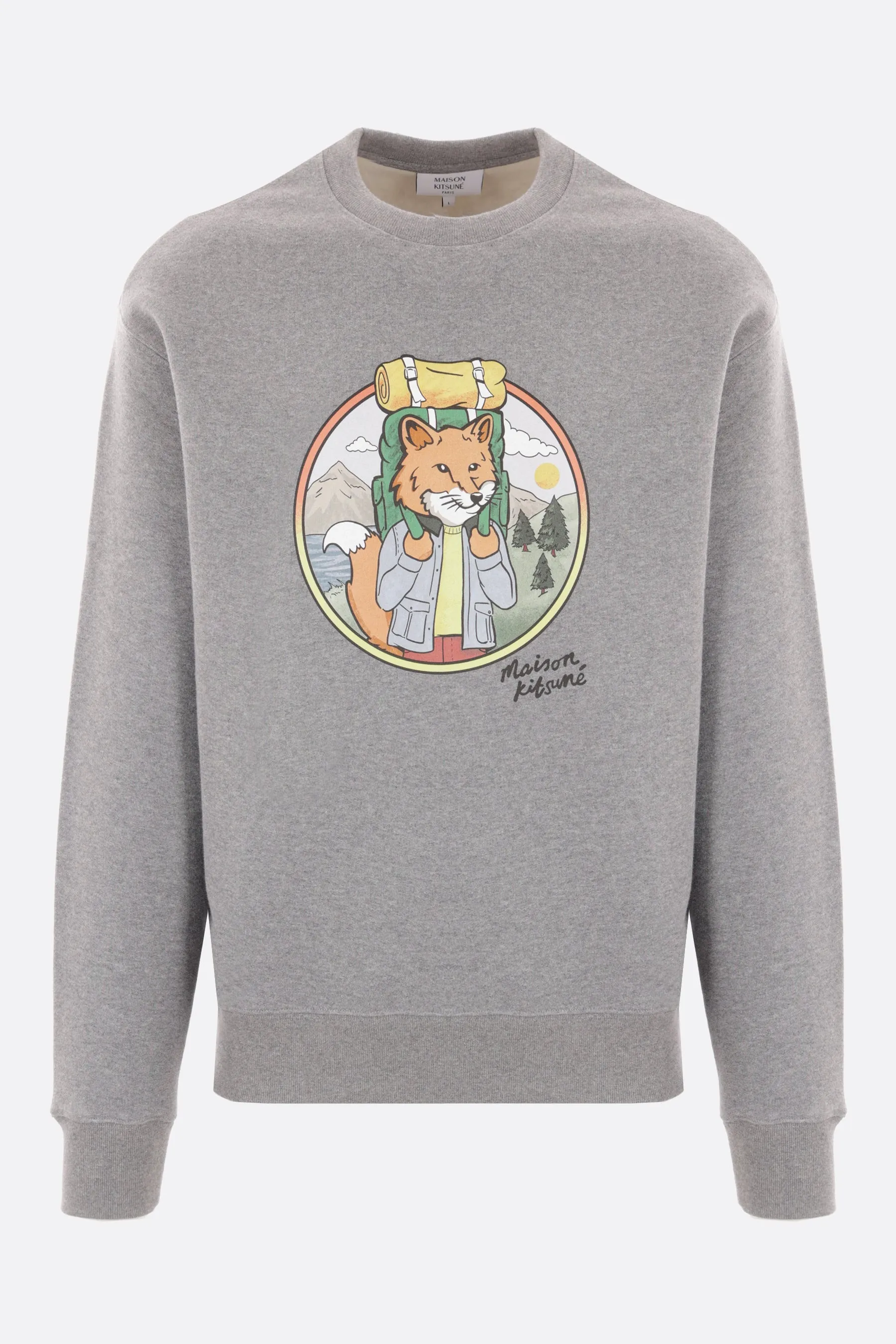 Rambling Fox Jersey Cotton Sweatshirt