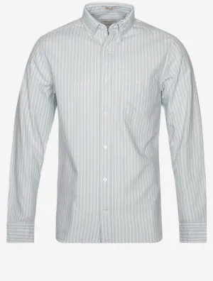 Regular Archive Oxford Stripe Shirt Stormy Sea