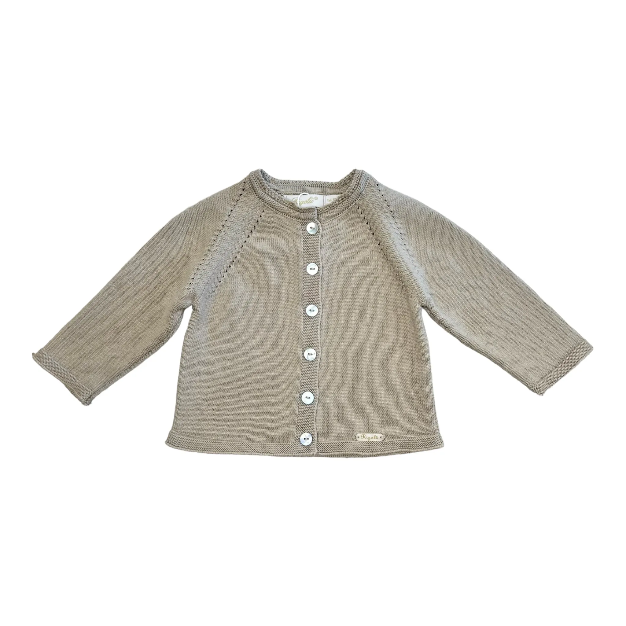 Rigola - Coconut Bay, beige  knit bolero cardigan