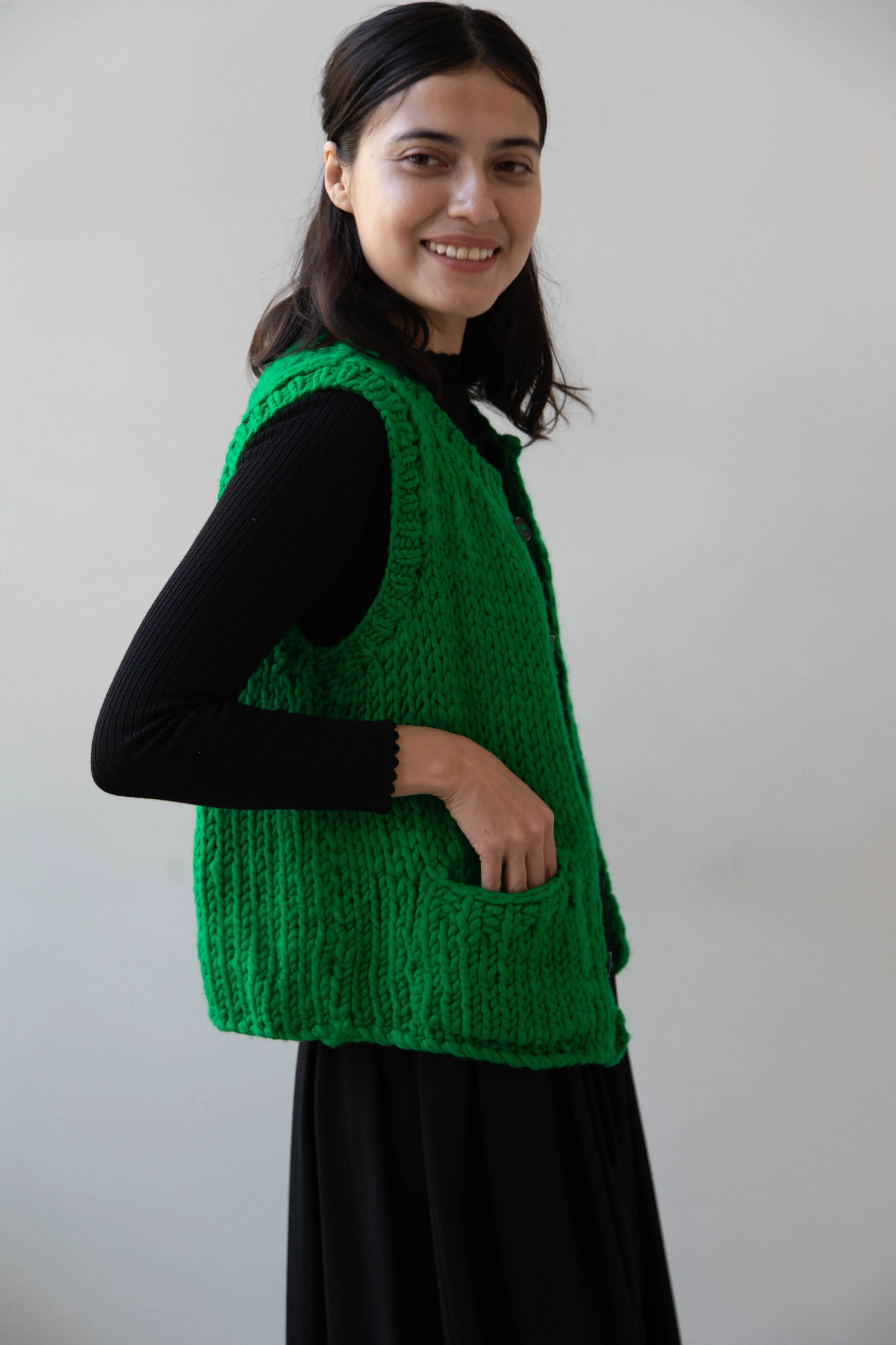 Runaway Bicycle | Bobby Vest in Green