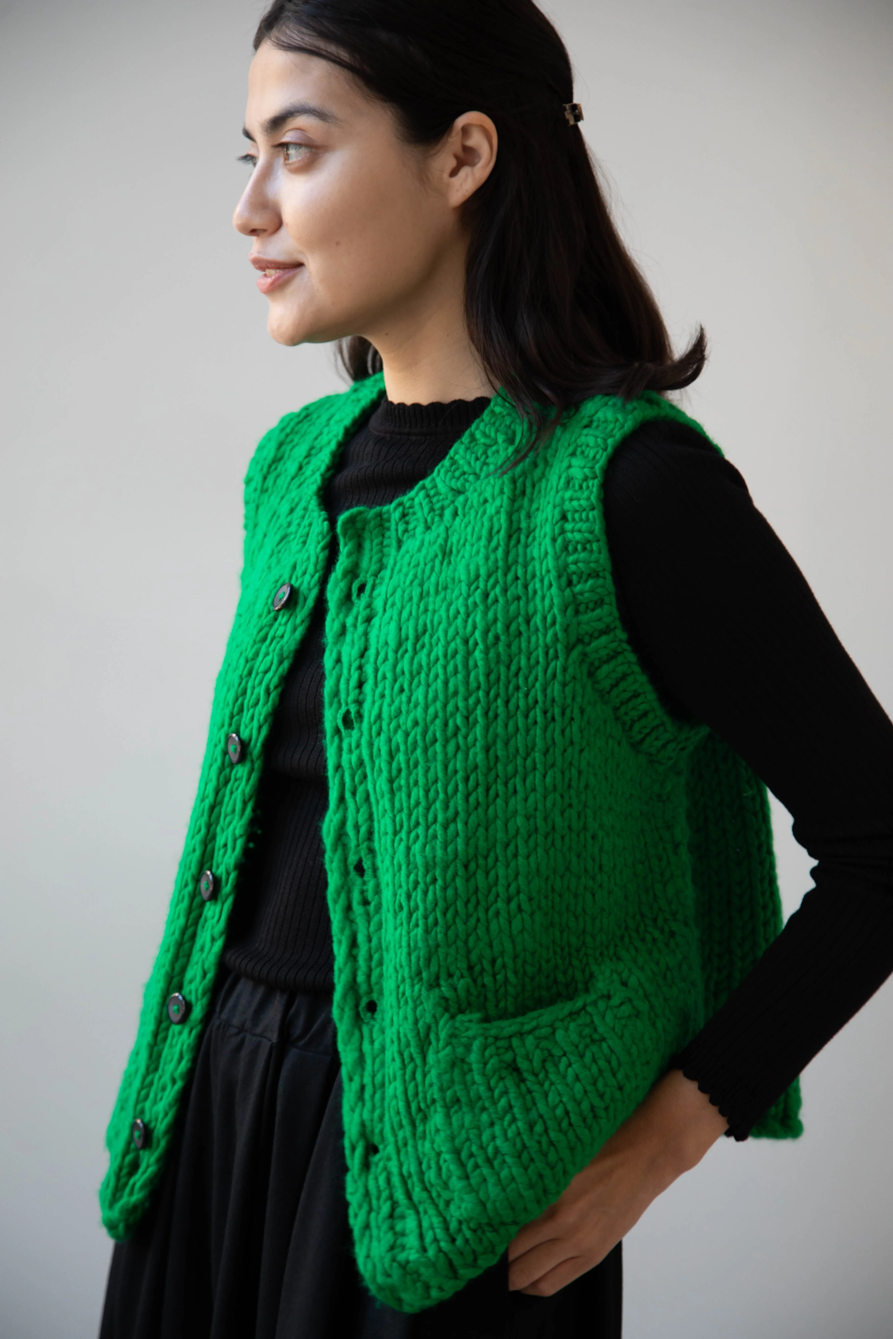 Runaway Bicycle | Bobby Vest in Green