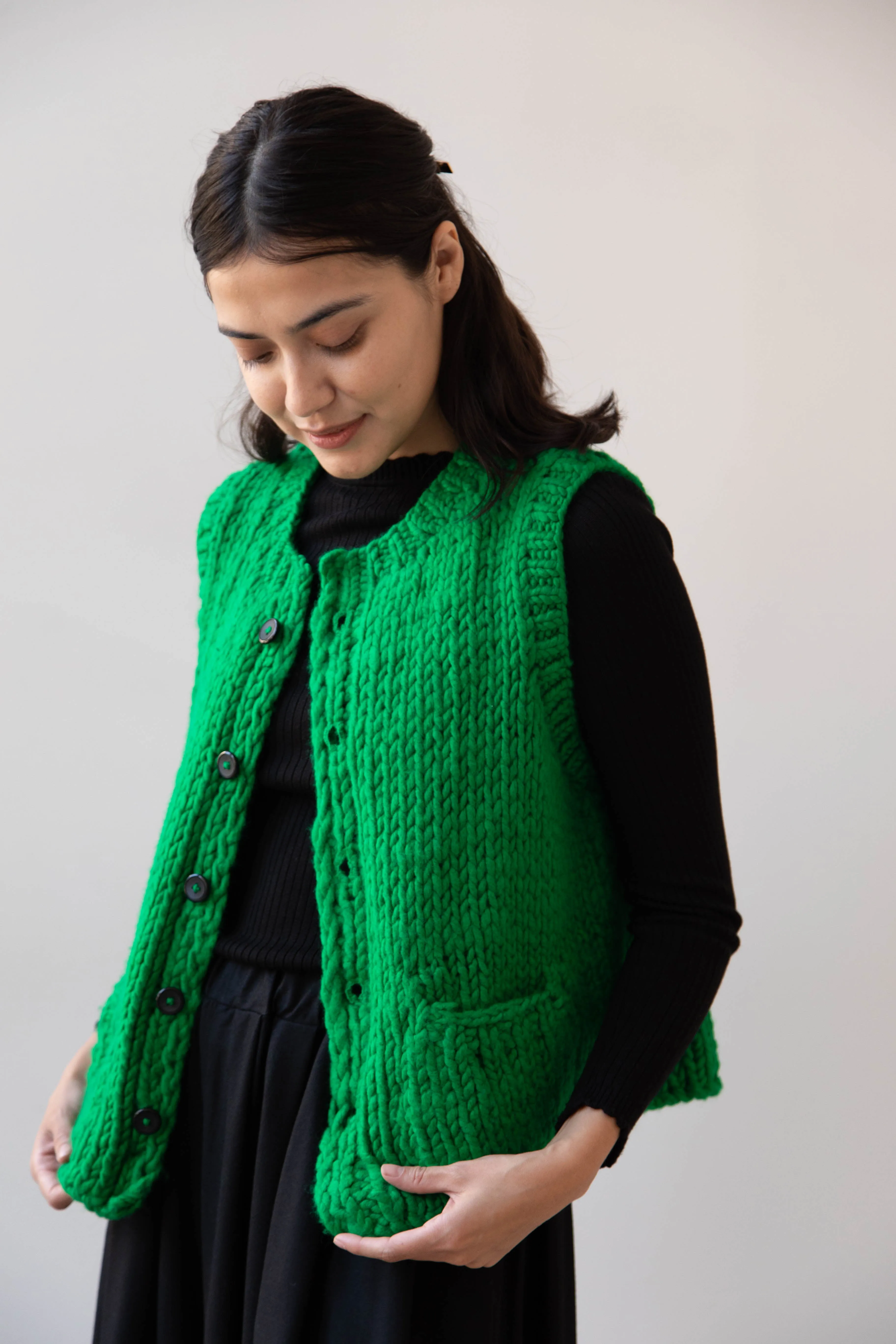 Runaway Bicycle | Bobby Vest in Green