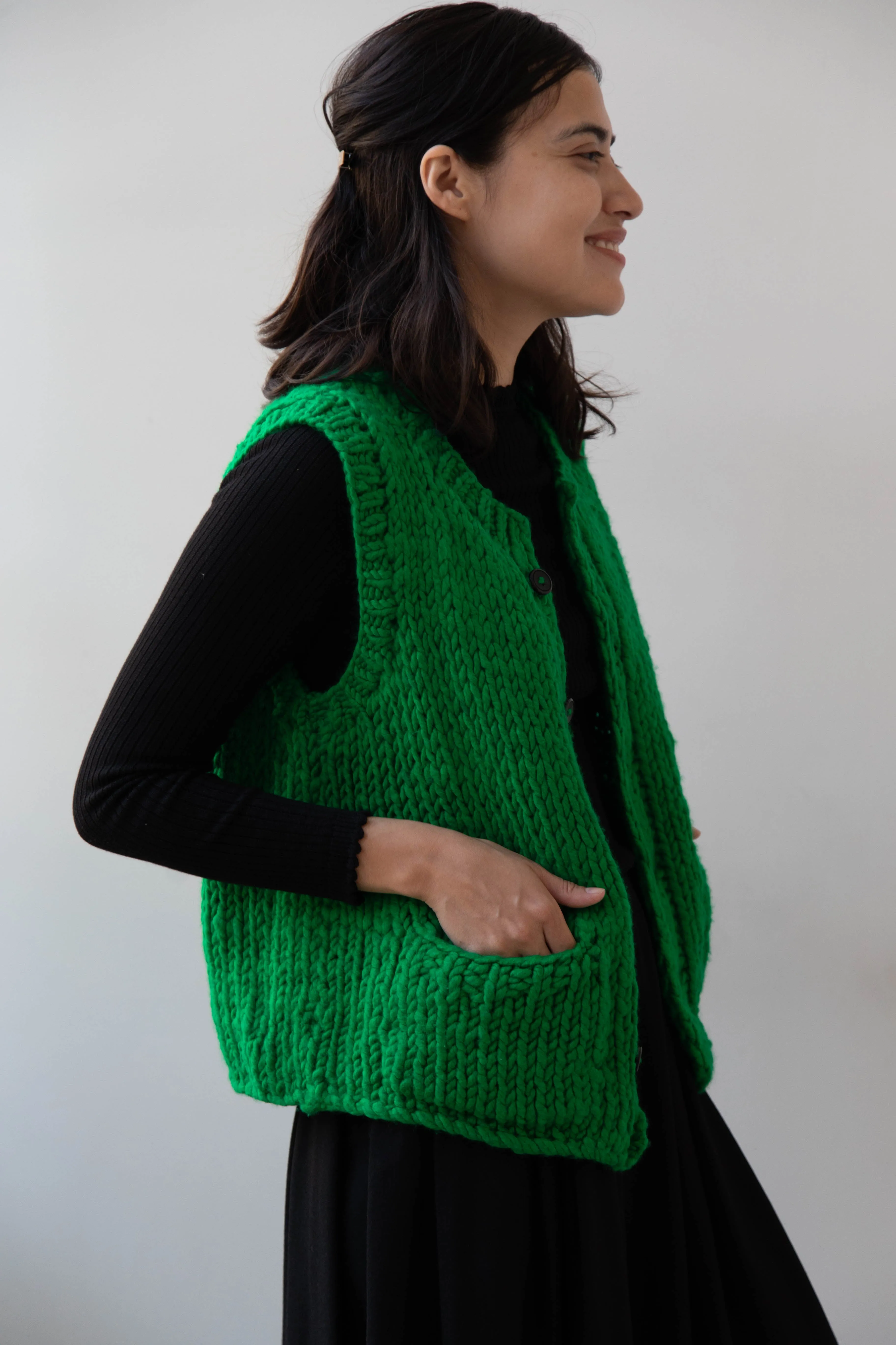 Runaway Bicycle | Bobby Vest in Green