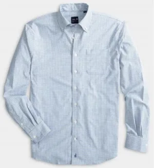 Shay Performance Button Up Shirt in Cascade by Johnnie-O