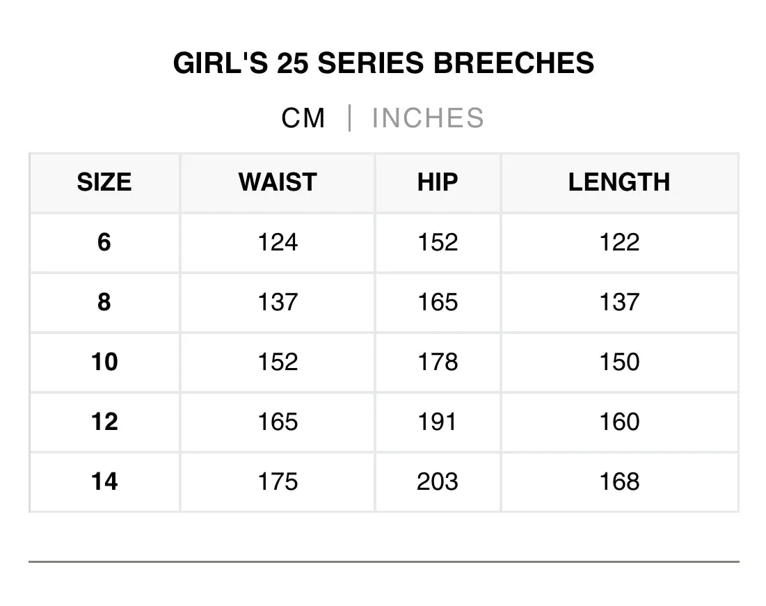 Struck Girl's 25 Series Breech