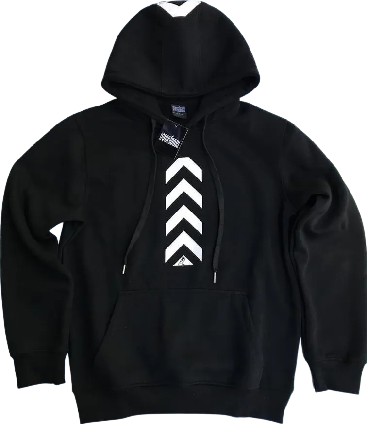 Takeoff Pullover Graphic Hoodies - Black