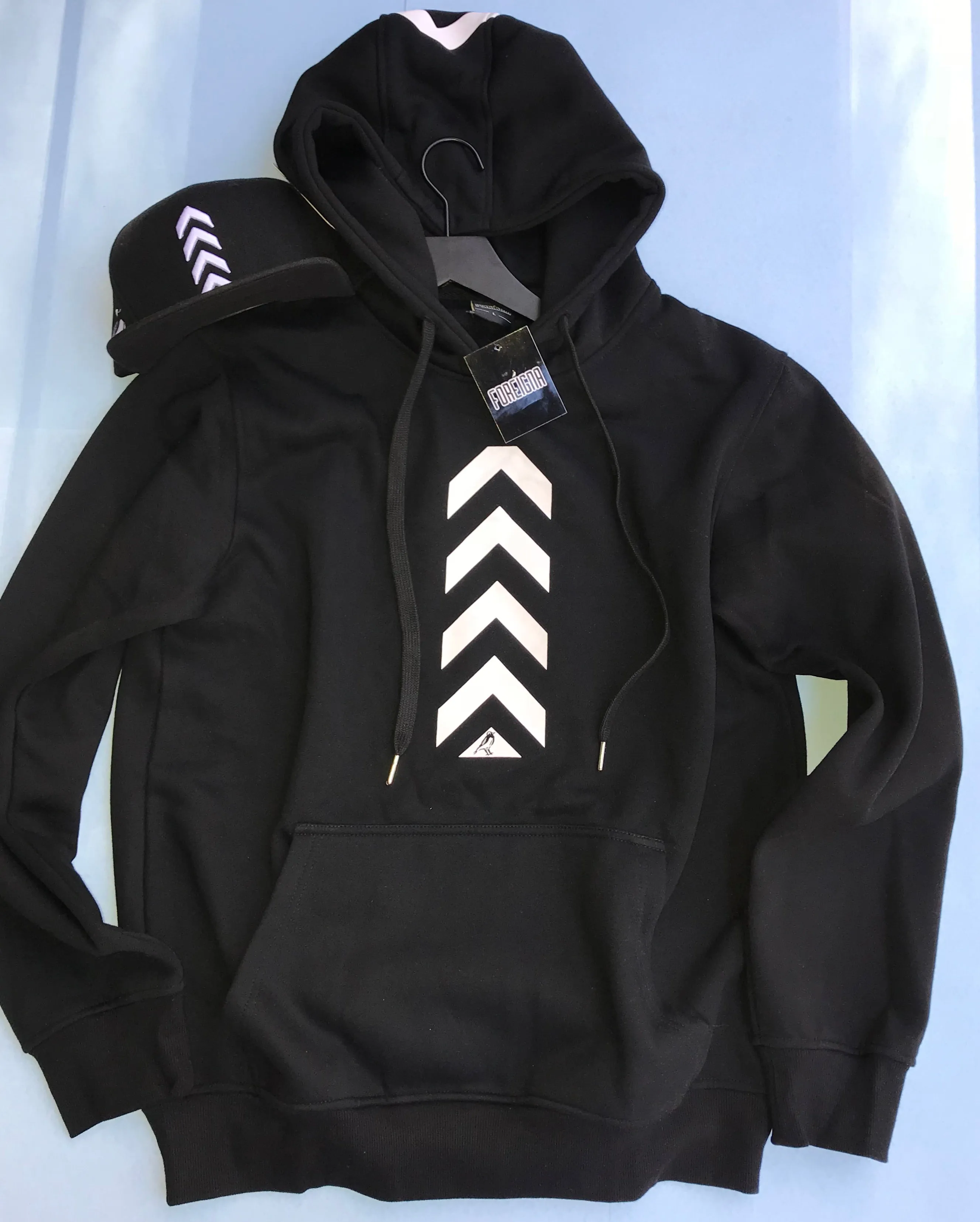 Takeoff Pullover Graphic Hoodies - Black