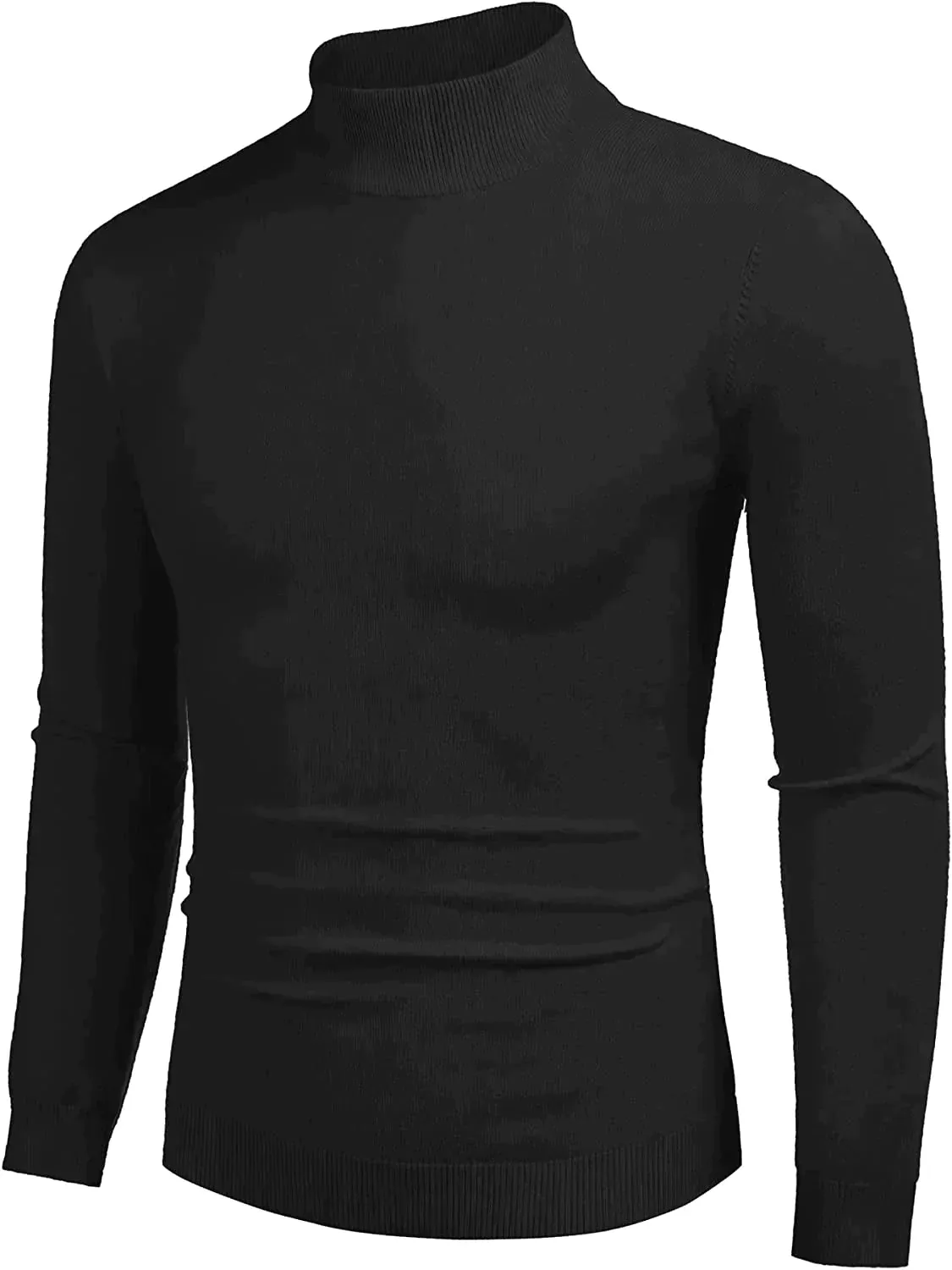 Turtleneck Pullover Basic Knitted Thermal Sweaters (US Only)