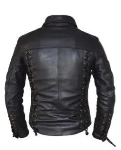 Women's Leather Shirt Great Lightweight Jacket for Riding 6846