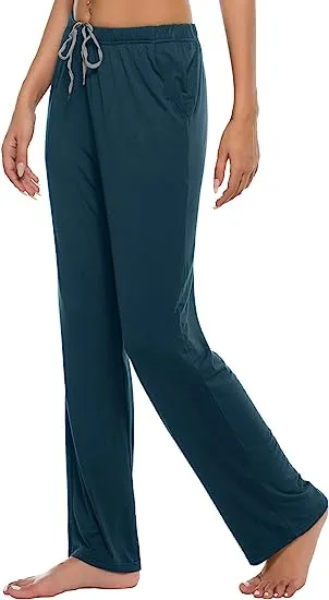 Women’s Pajama Pants Stretch Modal Pajama Bottoms Lounge Pants with Pockets