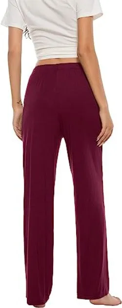 Women’s Pajama Pants Stretch Modal Pajama Bottoms Lounge Pants with Pockets