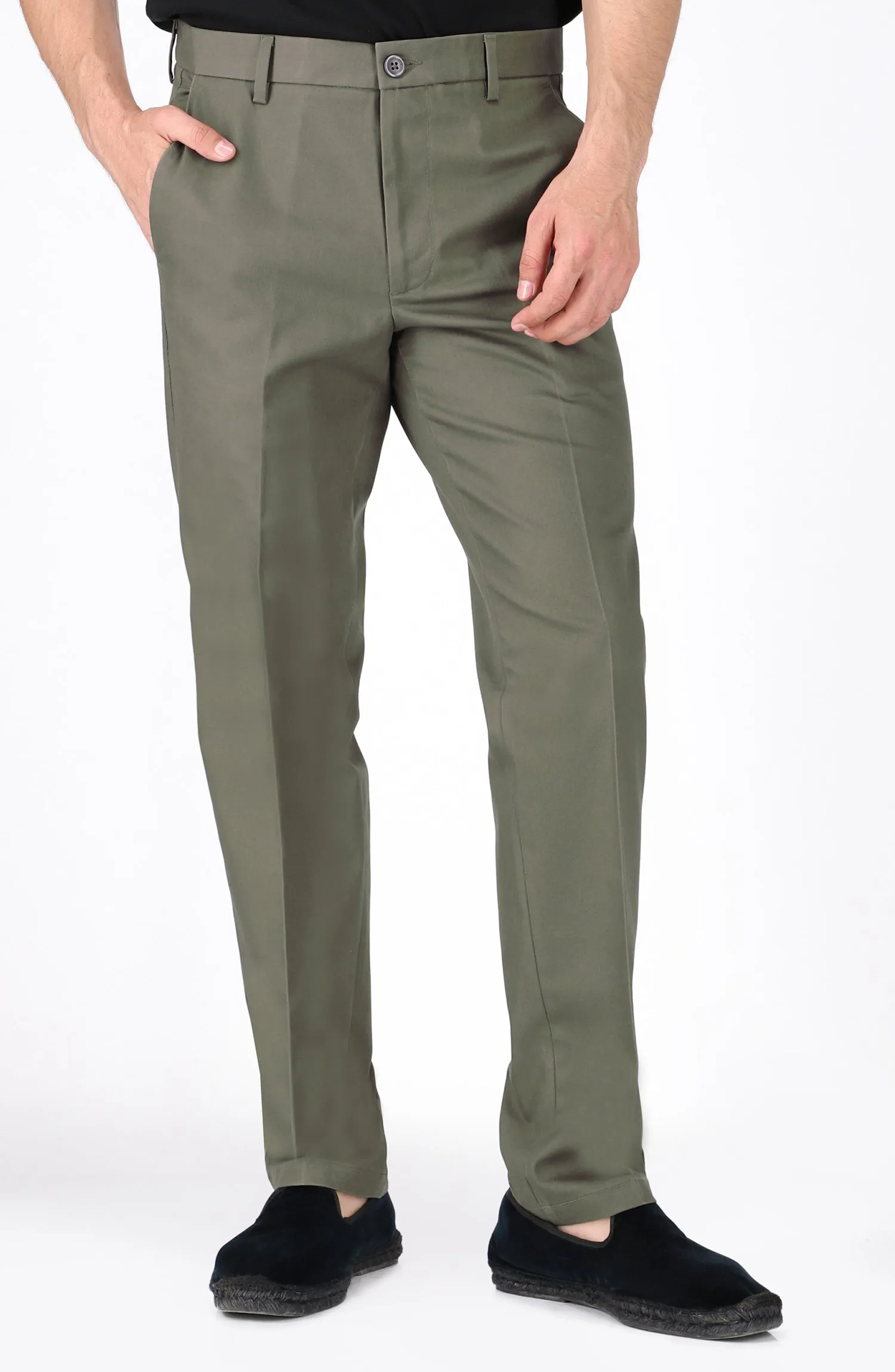 Wrinkle Free Pant - Olive