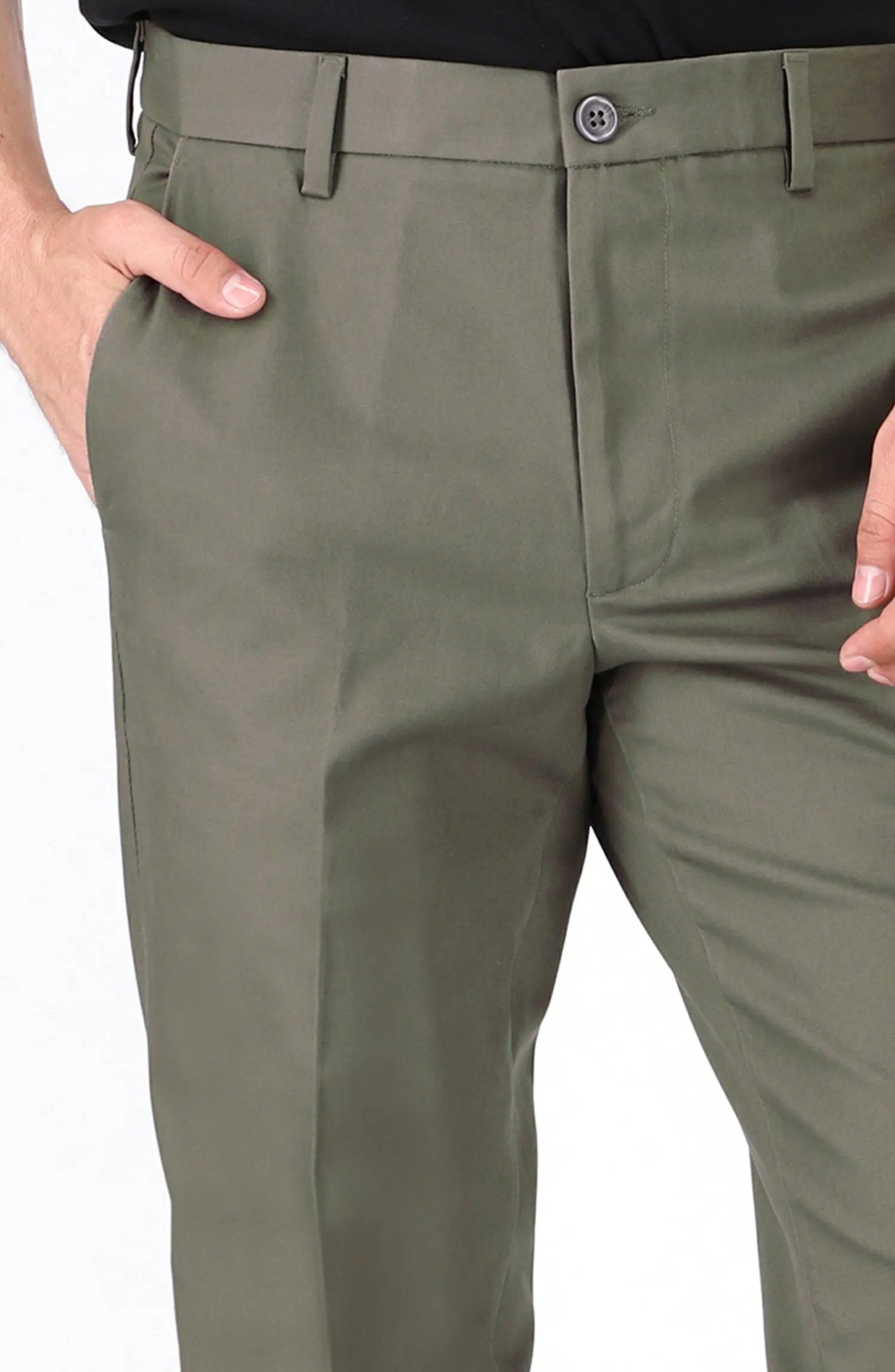 Wrinkle Free Pant - Olive